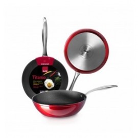 SARTEN HONDA RED ROCK DE IBILI 24 CM