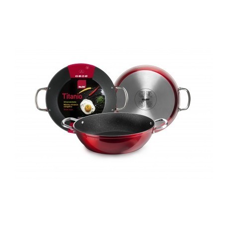 SARTEN HONDA CON ASAS RED ROCK DE IBILI 28 CM