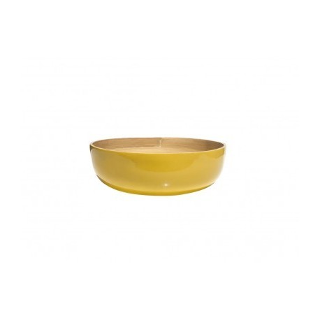 Fonte de bambu natural mostarda natural de ibili 25x8 cm