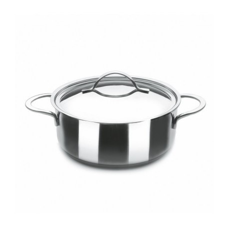 CACEROLA CON TAPA INOXIDABLE NOAH DE IBILI 32 CM