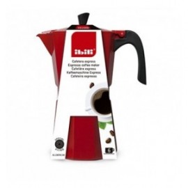 Bahia Cafettera Red de Ibili 3 xícaras