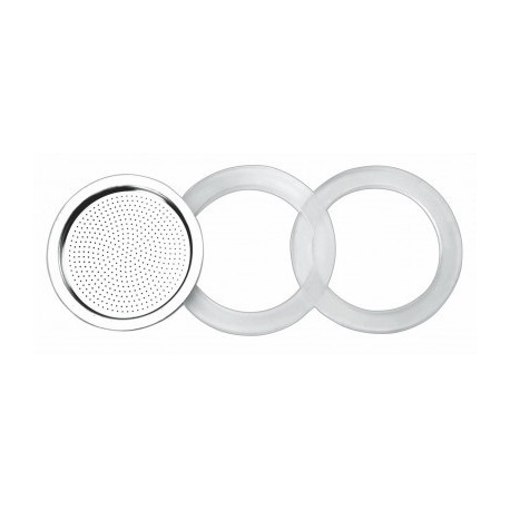 2 JUNTAS SILICONA 1 FILTRO ESSENTIAL DE IBILI 6 TAZAS