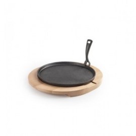 PRISO DE FERRO CASTA + Base de madeira ibili 30 cm