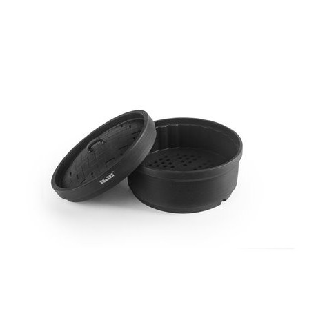 CESTILLO VAPOR CON TAPA DE SILICONA DE IBILI