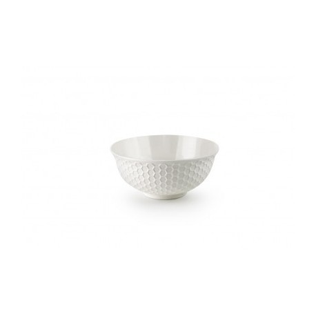 Cerâmica Bol Hexagon Branco de Ibili 0,70 litros