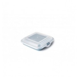 Sandwhich Porta/Embutido/Cheese-Azul de Ibili 14.5x14.5x3.6 cm