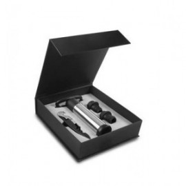 Conjunto de sacacorchos+bomba de vácuo+2 tampas ibili