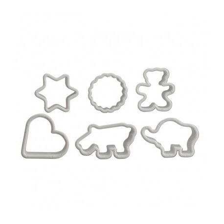 Canapastas de plástico (bolha 6 unidades) de ibili