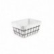CESTA RECTANGULAR PARA PAN/FRUTAS/VERDURAS 20X16X10 CM DE IBILI 20X16X10 CM