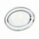 Ibili 30 cm Bandeja Oval Stainless