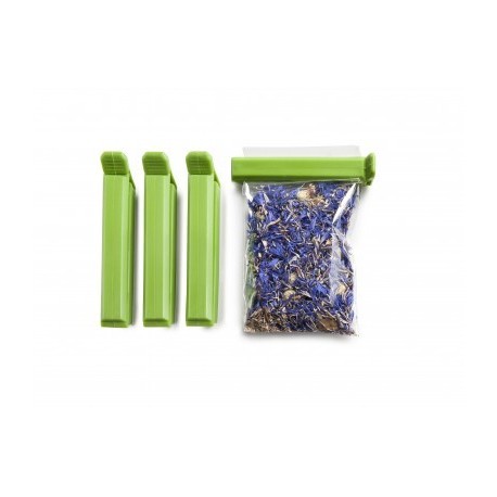 CLIP PARA BOLSAS 4 UNIDADES DE IBILI 9 CM