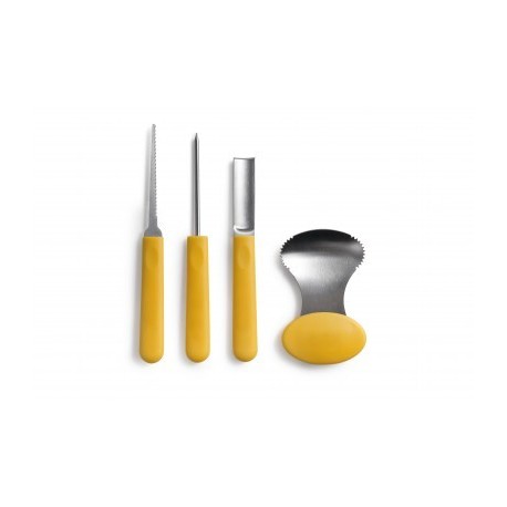 SET 4 UTENSILIOS PARA DECORAR CALABAZAS DE IBILI