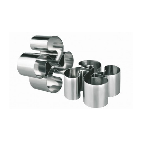 ARO EMPLATAR LAUBURU INOXIDABLE DE IBILI 10x4.50 CM