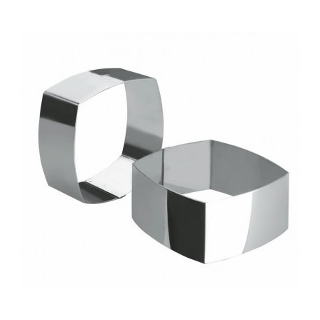 Ibili 8x8x4.50 cm de argola de bombardeio inoxidável