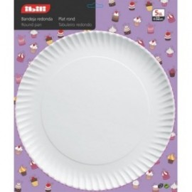Bandeja redonda (5 unidades) de ibili 27 cm