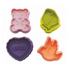 Canapastas com despesas de namorado 4 peças de ibili 5 cm