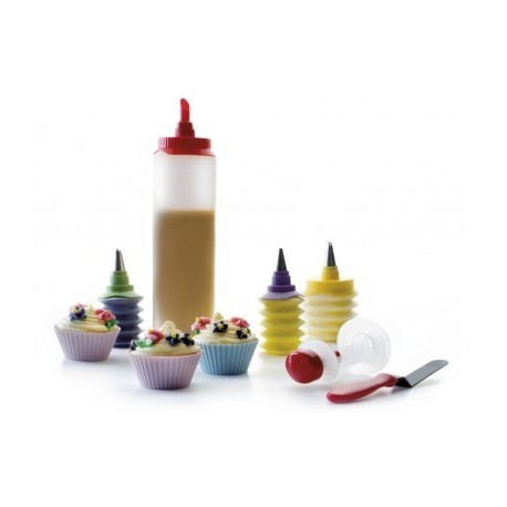 SET DE CUPCAKES LUXE DE IBILI