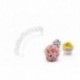 ENVOLTORIO PARA CUPCAKE MARIPOSAS BLANCO DE IBILI 5+8 CM