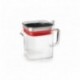 Peixe de reciclagem de óleo quadrado de Ibili 600 ml