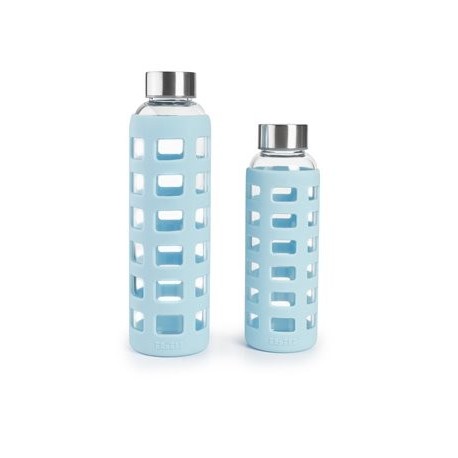 BOTELLA BOROSILICATO CON PROTECTOR DOMINO DE IBILI 0.55 LT