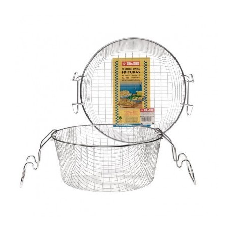 CESTILLO FREIDOR 2 ASAS ESTAÑADO DE IBILI 23 CM