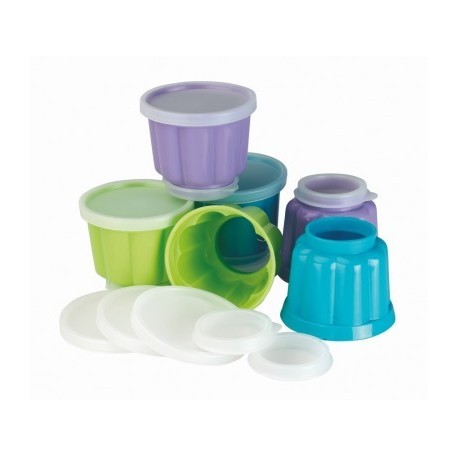 Defina 6 moldes de gelatina de Ibili 7.3x6.1 cm