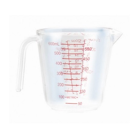VASO MEDIDAS DE IBILI 600 ML.