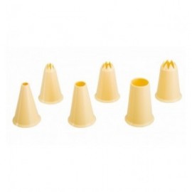 JUEGO 6 CORNETES DE PLASTICO DE IBILI