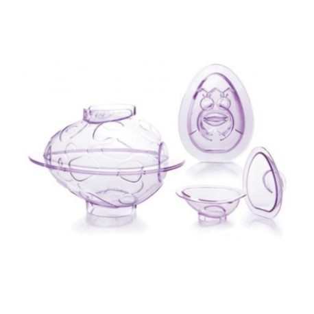 SET 3 MOLDES HUEVO DE PASCUA 3D DE IBILI