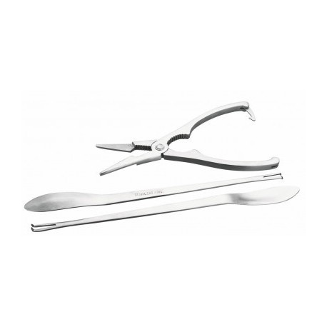 SET TENAZA DE MARISCO Y 2 TENEDORES DE IBILI 18-24 CM
