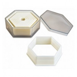Corte as massas hexagon suave (9 pc) de ibili