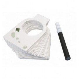 24 rótulos de vinho + marcador ibili