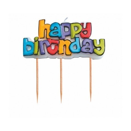 VELA HAPPY BIRTHDAY DE IBILI 7 CM