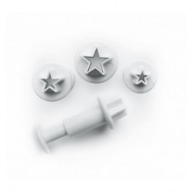 SET 3 CORTADORES CON EXPULSOR ESTRELLA DE IBILI 0.7-1-1.2 CM