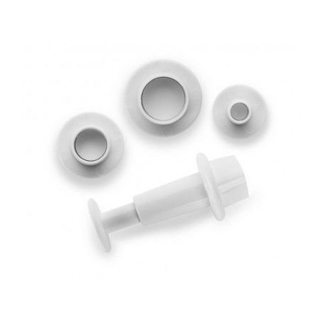 Defina 3 cortadores com o Redondo Despenser de Ibili 0,6-1-1,3 cm