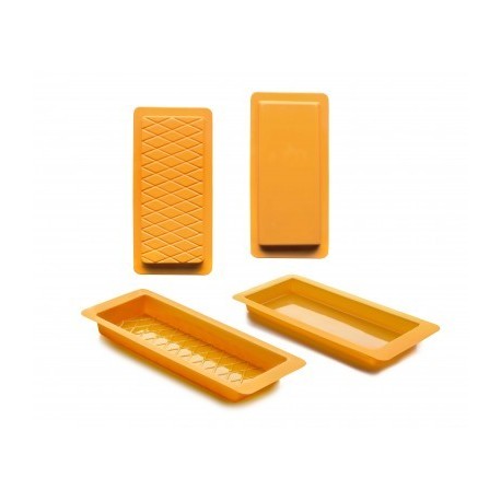 Definir 2 moldes Turrons Lisorombos de Ibili 23x10 cm