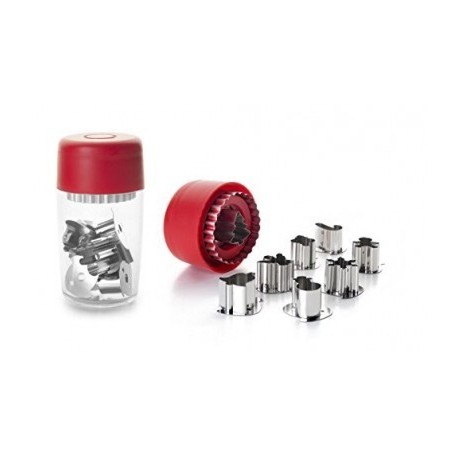 SET 8 CORTAPASTAS LINZER NAVIDAD DE IBILI 5 CM