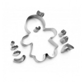 SET 10 CORTAPASTAS CHICA DE IBILI 14x11 CM