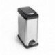 CUBO RECTANGULAR CON PEDAL DE IBILI 1X15 LT
