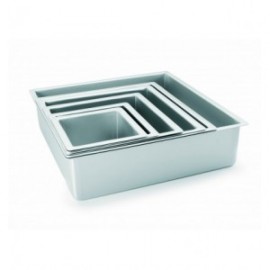 MOLDE CUADRADO RECTO EXTRA ALTO DE IBILI 20X10 CM