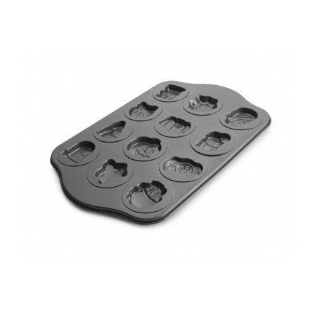 Mold 12 Cavidades de Halloween de Ibili 44x28 cm