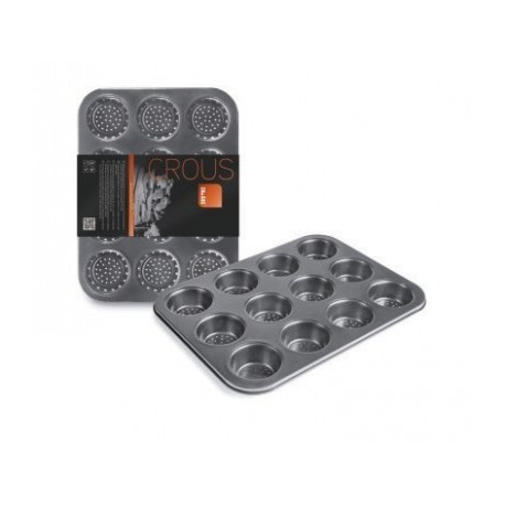 MOLDE MUFFIN 12 CAVIDADES PERFORADO CROUS DE IBILI