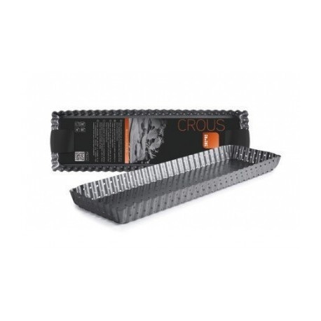 MOLDE RECTANGULAR PERFORADO CROUS DE IBILI 31X21 CM