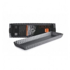 MOLDE RECTANGULAR PERFORADO CROUS DE IBILI 35X11 CM