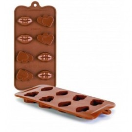 Mold Bombon silic.choco.san valentin de ibili 10.5x21x2.5 cm