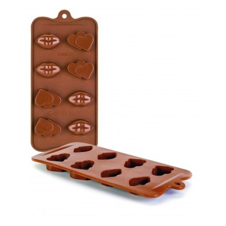 MOLDE BOMBON SILIC.CHOCO.SAN VALENTIN DE IBILI 10.5x21x2.5 CM