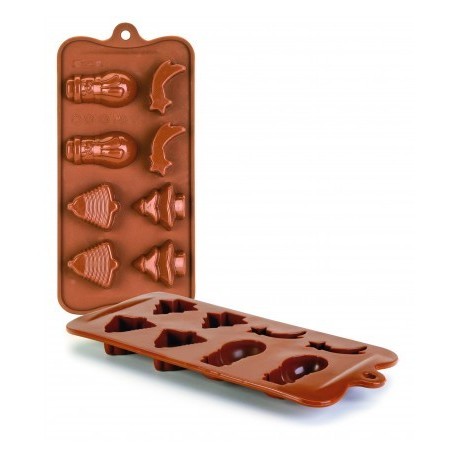 Ibili Christmas Chocolate Bombon Mold 10.5x21x2.5 cm