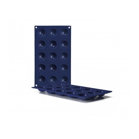 MOLDE 15 CAVIDADES SEMIESFERAS BLUEBERRY DE IBILI