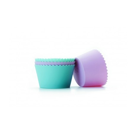 4 cupcake molda silicone de ibili 6,5 cm