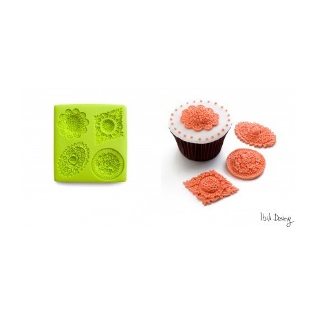 MOLDE 3D FLORES DE IBILI 10x11 CM